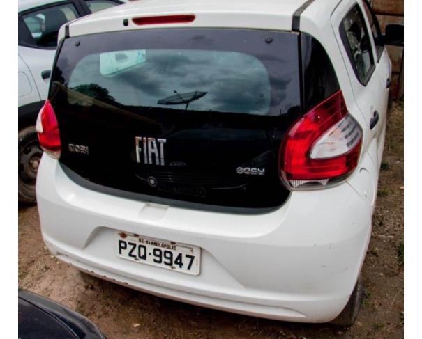 Foto de PAS/AUTOMOVEL  FIAT/MOBI  EASY, ALCOOL/GASOLINA, 2017/2018,  BRANCA, PLACA: PZQ-9947, RENAVAM: 01119212496, CHASSI: 9BD341A4XJY477776, NO ESTADO EM QUE SE ENCONTRA.