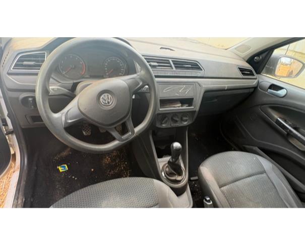 Foto de AUTOMOVEL VW/GOL 1.6L MB5, ALCOOL/GASOLINA, BRANCA, 2018/2019, CHASSI: 9BWAB45U9KT071187, RENAVAM: 01171058494, NO ESTADO EM QUE SE ENCONTRA.