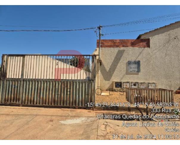 Foto de AGUAS LINDAS DE GOIAS/GO - CASA - QUADRA 39 N. SN CS D LT 843 - CHACARAS QUEDAS DO DESCOBERTO