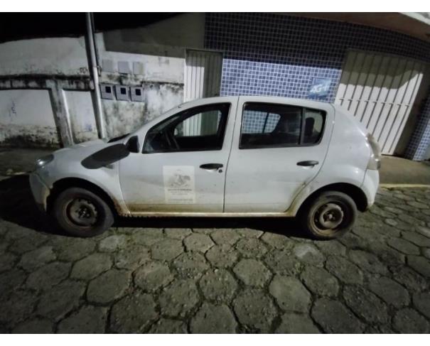 Foto de PASSAGEIROAUTOMOVELRENAULT/SANDERO AUT1016V, 2013/2014, ALC/GASOL, BRANCA, PLACA OQM - 8464, RENAVAM: 00559293852, CHASSI:93YBSR6RHEJ775153, NO ESTADO EM QUE SE ENCONTRA.