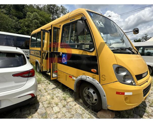 Foto de ONIBUS IVECO/CITYCLASS 70C17, DIESEL, AMARELA, 2014/2014, CHASSI: ...59788, NO ESTADO EM QUE SE ENCONTRAM.