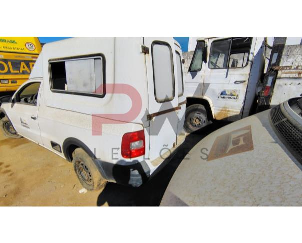 Foto de CAMINHONE VW/SAVEIRO UNIVIDAS AMB, 2014/2015, ALC/GASOL, BRANCA, CHASSI: 9BWKB45U3FP064769, RENAVAM: 01035969979, NO ESTADO EM QUE SE ENBCONTRA.