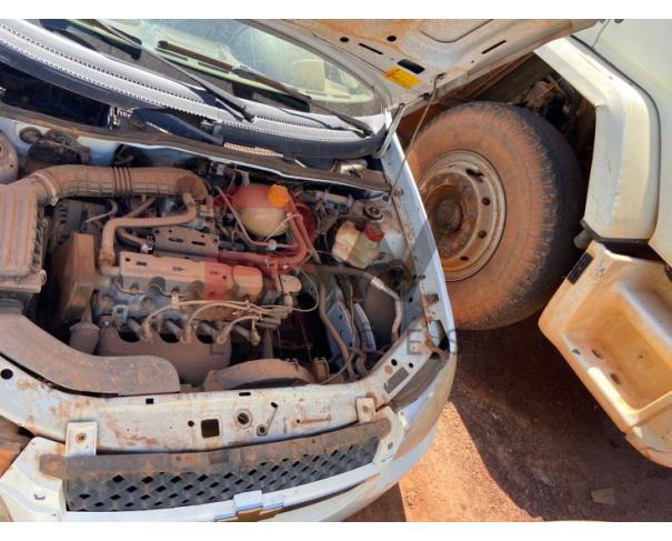 Foto de PAS/AUTOMOVEL CHEVROLET/CLASSIC LS, ALCOOL/GASOLINA, ANO/MOD 2012/2012, COR BRANCA, NO ESTADO EM QUE SE ENCONTRA.