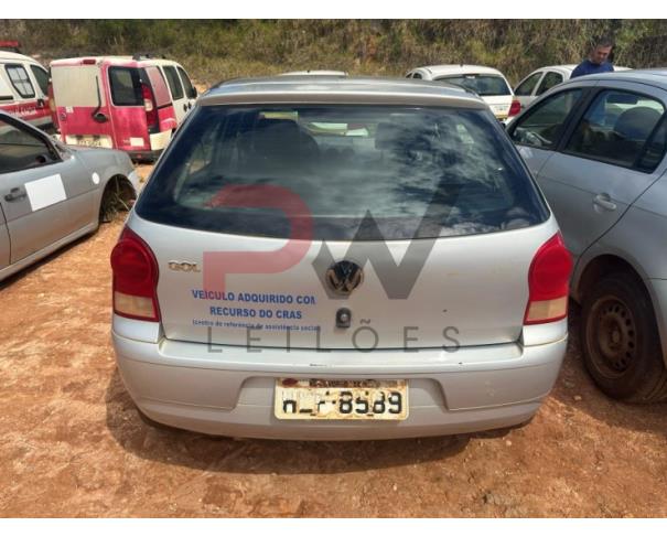 Foto de PASSAGEIRO / AUTOMOVEL VW/GOL 1.0 GIV, 2012/2013, ALC/GASOL, PRATA, PLACA HLF-8589, RENAVAM: 00459290240, CHASSI: 9BWAA05W0DP012232, NO ESTADO EM QUE SE ENCONTRA.