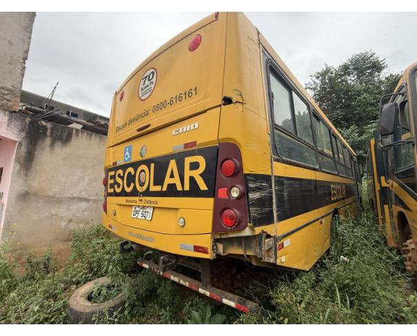 Foto de ONIBUS VW/15.190 EOD E.S.ORE, DIESEL, AMARELA, 2012/2013, CHASSI: 9532E82W0DR304968, RENAVAM: 00507283481, NO ESTADO EM QUE SE ENCONTRA.