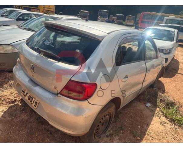 Foto de PASSAGEIRO / AUTOMOVEL VW/GOL 1.6, 2012/2013, ALC/GASOL, PRATA, PLACA HLF-8919, RENAVAM: 00462187918, CHASSI: 9BWAB05U3DT031215, NO ESTADO EM QUE SE ENCONTRA.