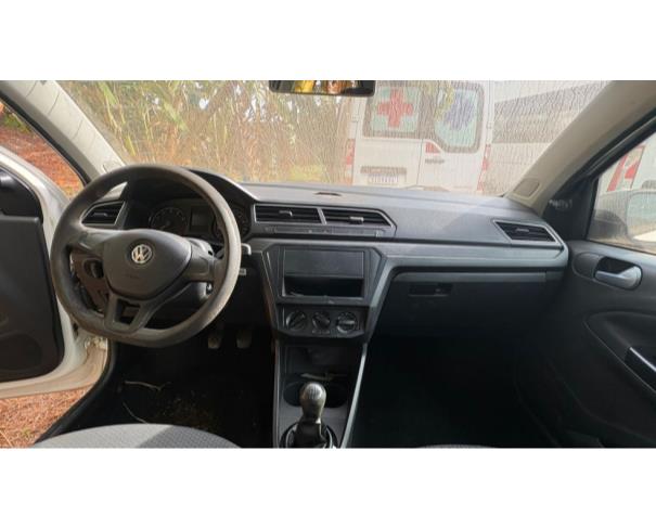 Foto de AUTOMOVEL VW/GOL 1.6L MB5, ALCOOL/GASOLINA, BRANCA, 2018/2019, CHASSI: 9BWAB45U9KT071187, RENAVAM: 01171058494, NO ESTADO EM QUE SE ENCONTRA.