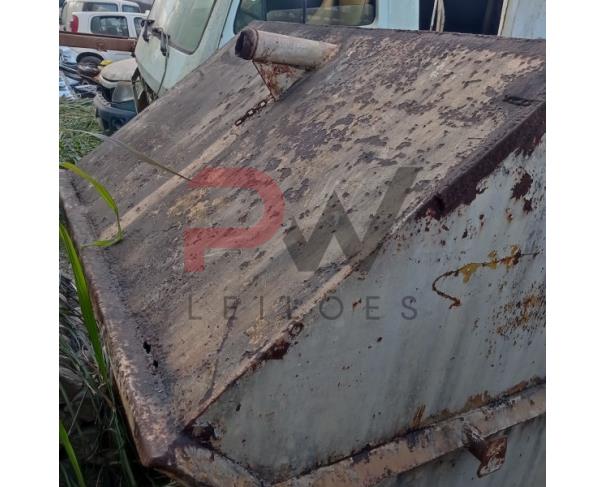 Foto de LOTE CONTENDO 04 CAÇAMBAS ESTACIONÁRIAS ABERTAS PARA POLIGUINDASTE E 01 CAÇAMBA ESTACIONÁRIA FECHADA PARA POLIGUINDASTE, NO ESTADO EM QUE SE ENCONTRAM.