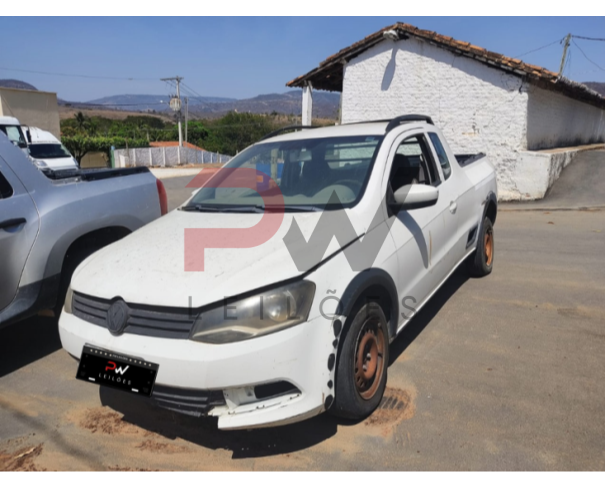 Foto de CARGA / CAMINHONETE VW/SAVEIRO CE TL MB, ALCOOL/GASOLINA, BRANCA, 2014/2015, NO ESTADO EM QUE SE ENCONTRA. 