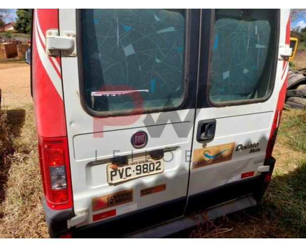 Foto de PASSAGEIRO/MICROONIBUS/FIAT DUCATO GREENCAR M01, 2014/2014, DIESEL, BRANCA, PLACA:PVC-9802, RENAVAM:01027764140, CHASSI:93W245H34E2138988, NO ESTADO EM QUE SE ENCONTRA.