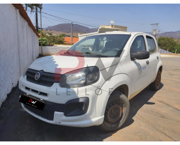 Foto de PASSAGEIRO / AUTOMOVEL FIAT/UNO ATTRACTIVE 1.0, ALCOOL/GASOLINA, BRANCA, 2019/2020, NO ESTADO EM QUE SE ENCONTRA.