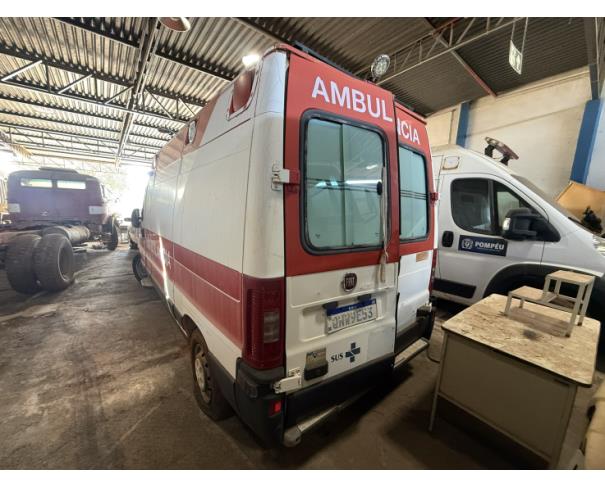 Foto de CAMINHONETE FIAT/DUCATO MARIMAR AMB, DIESEL, BRANCA, 2016/2016, CHASSI: 93W245G3RG2158975, RENAVAM: 01144385960, NO ESTADO EM QUE SE ENCONTRA.