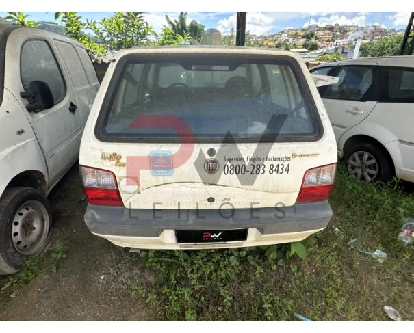 Foto de AUTOMOVEL FIAT/UNO MILLE ECONOMY, ALCOOL/GASOLINA, BRANCA, 2010/2011, CHASSI: ...84559, NO ESTADO EM QUE SE ENCONTRA. 