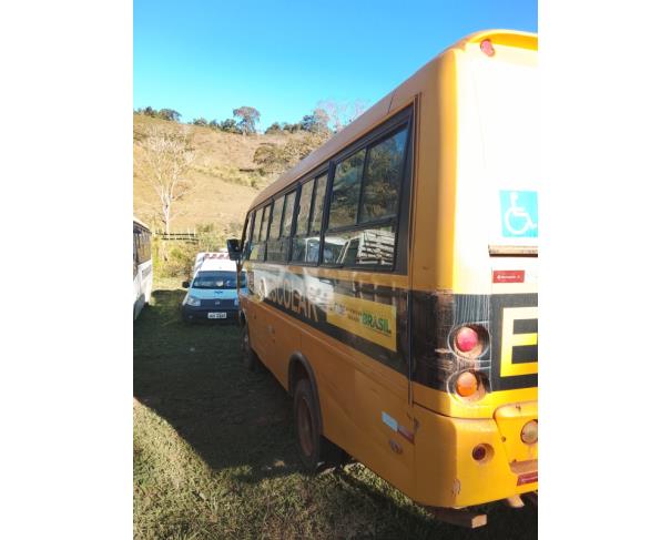 Foto de ONIBUS MPOLO/VOLARE V8L 4X4 EO, DIESEL, AMARELA, 2013/2014, CHASSI: 93PB58M1MEC050591, RENAVAM: 00997684518, NO ESTADO EM QUE SE ENCONTRA.