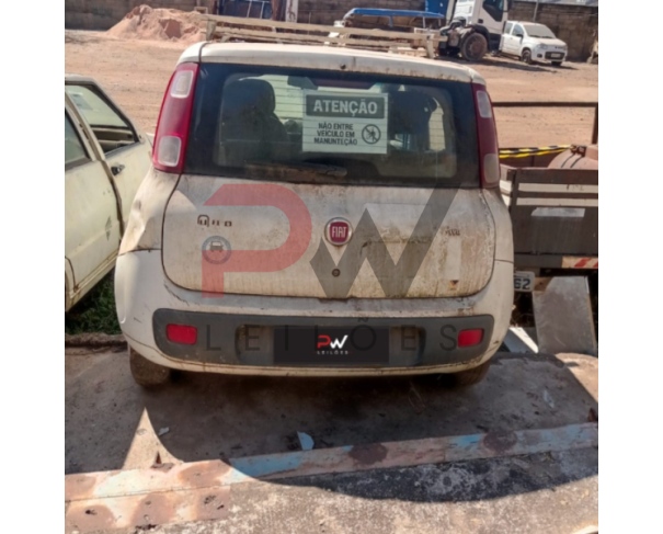 Foto de PASSAGEIRO / AUTOMOVEL FIAT/UNO VIVACE 1.0, 2014/2014, ALC/GASOL, BRANCA, CHASSI: 9BD195152E0554304, RENAVAM: 00997096535, NO ESTADO EM QUE SE ENCONTRA. MOTOR AVARIADO.