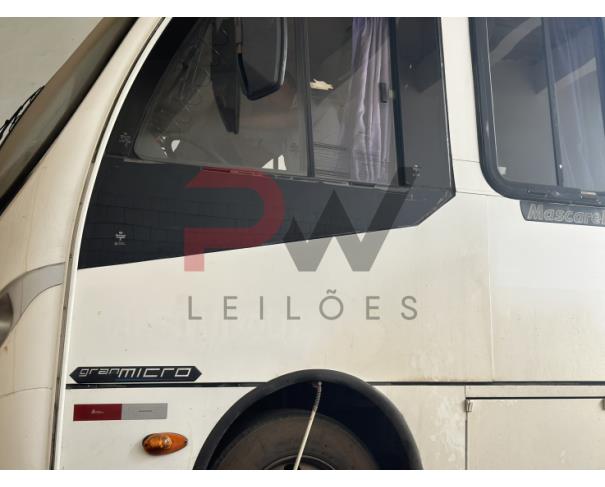 Foto de ONIBUS AGRALE/MASCA GRANMICROSO, DIESEL, BRANCA, 2014/2014, CHASSI: ...00960, NO ESTADO EM QUE SE ENCONTRA. 