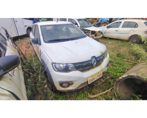 Foto de AUTOMOVEL RENAULT/KWID ZEN 10MT, ALCOOL/GASOLINA, BRANCA, 2019/2020, CHASSI: 93YRBB009LJ996961, RENAVAM: 01197085375, NO ESTADO EM QUE SE ENCONTRA.