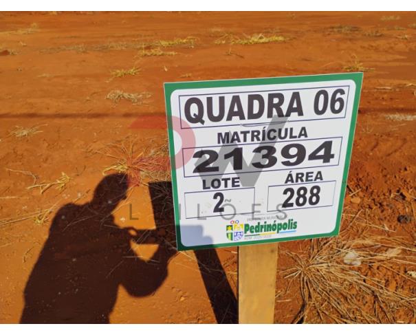 Foto de QUADRA 06, LOTE 02, AVENIDA COMERCIAL DO VALLE, LOTEAMENTO VIA COMERCIAL DO VALLE, PEDRINÓPOLIS/MG, ÁREA DE 288,00 M². MATRÍCULA: 21394. NO ESTADO EM QUE SE ENCONTRA.