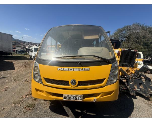 Foto de ONIBUS, VW/NEOBUS MINI ESC, AMARELA, 2018/2019, DIESEL, CHASSI: 9532M52P0KR910407, RENAVAM: 01162086006, NO ESTADO EM QUE SE ENCONTRA.