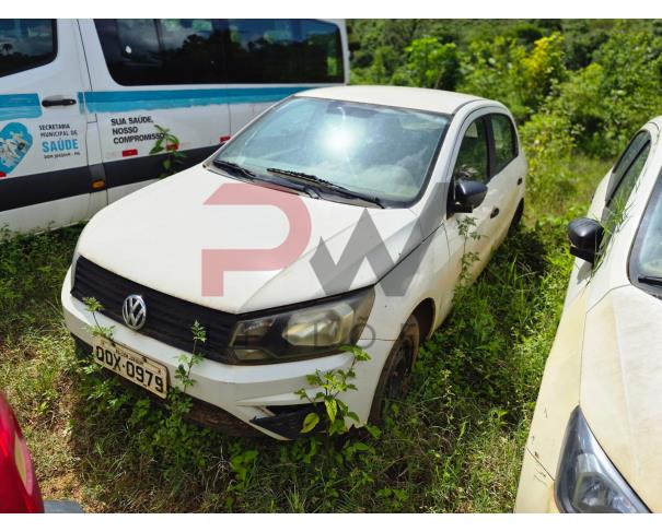 Foto de AUTOMOVEL, VW/GOL 1.0L MC4, BRANCA, 2018/2019, ALCOOL/GASOLINA, RENAVAM: 01160625910, CHASSI: 9BWAG45U1KT020297, NO ESTADO EM QUE SE ENCONTRA.