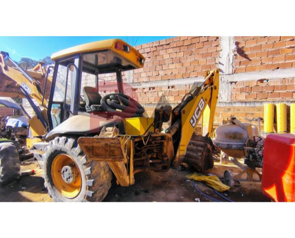 Foto de RETRO ESCAVADEIRA JCB, AMARELA, SERIE: S1N028410, CHASSI: 9B9214T74DBDT4189, NO ESTADO EM QUE SE ENCONTRA.