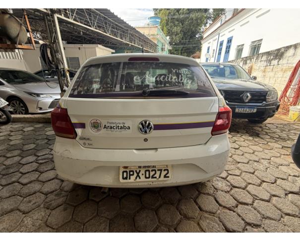 Foto de AUTOMOVEL VW/GOL 1.0L MC4, ALCOOL/GASOLINA, BRANCA, 2018/2019, CHASSI: 9BWAG45U1KT096361, RENAVAM:01177283120 , NO ESTADO EM QUE SE ENCONTRA.