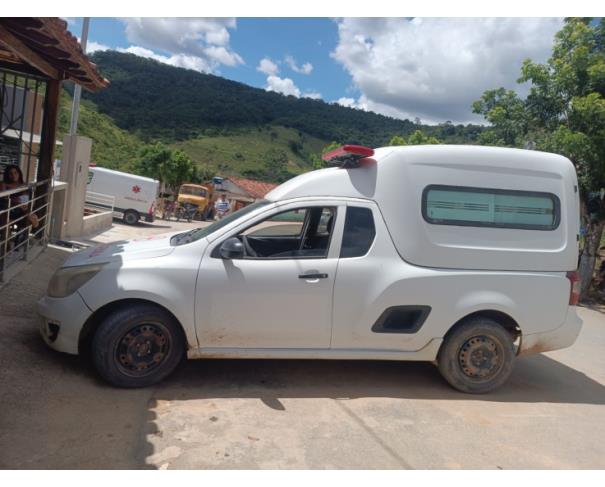 Foto de CAMINHONETE CHEV/MONTANA RAYTEC AMB, ALCOOL/GASOLINA, BRANCA, 2018/2019, CHASSI: 9BGCA8030KB138168, RENAVAM: 01181842511, NO ESTADO EM QUE SE ENCONTRA. 