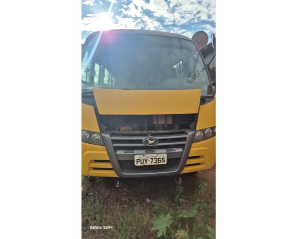 Foto de ONIBUS MPOLO/VOLARE V8L 4X4 EO, DIESEL, AMARELA, 2014/2015, CHASSI: 93PB58M1MFC053211, RENAVAM: 01021235471, NO ESTADO EM QUE SE ENCONTRA.