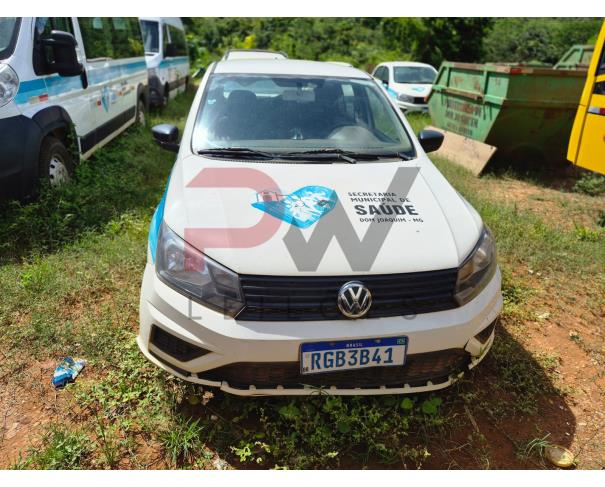 Foto de AUTOMOVEL, VW/GOL 1.6L MB5, BRANCO, 2020/2021, ALCOOL/GASOLINA, RENAVAM: 01245394816, CHASSI: 9BWAB45U0MT077737, NO ESTADO EM QUE SE ENCONTRA.