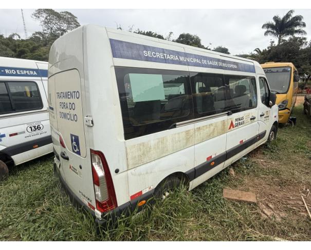 Foto de MICROONIB RENAULT/MASTER JI MBUS C, DIESEL, BRANCA, 2023/2024, CHASSI: 93YF6200XRJ610287, RENAVAM: 01337425734, NO ESTADO EM QUE SE ENCONTRA.