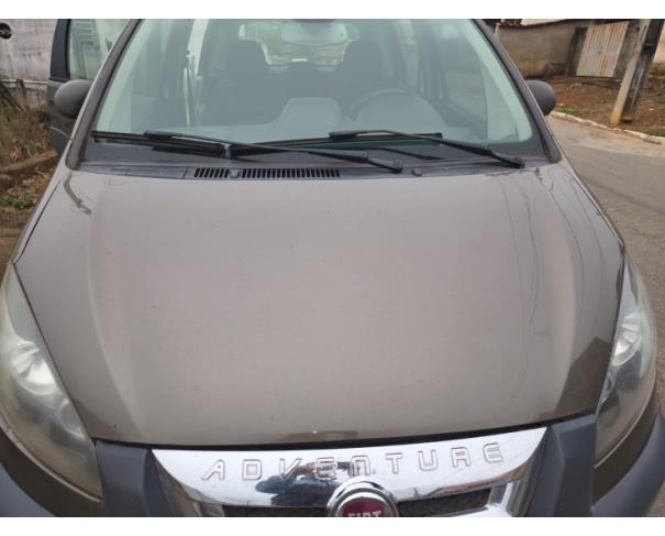Foto de  AUTOMOVEL FIAT/IDEA ADVENTURE 1.8, ALCOOL/GASOLINA, CINZA, 2013/2014, NO ESTADO EM QUE SE ENCONTRA.