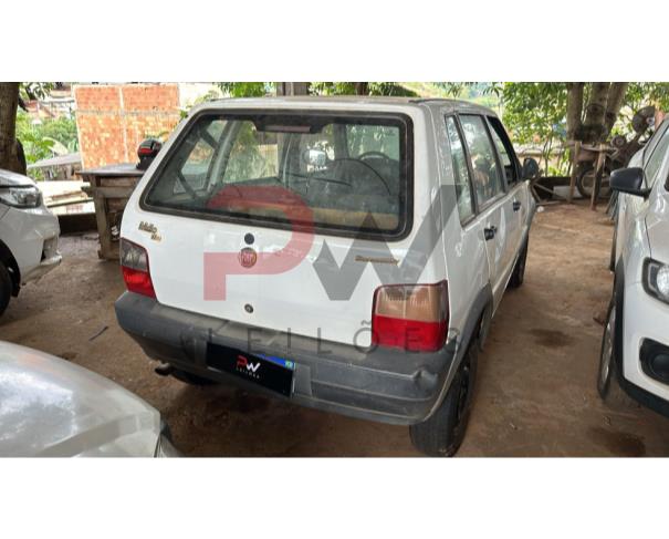 Foto de AUTOMOVEL FIAT/UNO MILLE WAY ECON, ALCOOL/GASOLINA, BRANCA, 2013/2013, CHASSI: ...26849,  NO ESTADO EM QUE SE ENCONTRA.