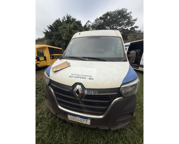 Foto de MICROONIB RENAULT/MASTER JI MBUS C, DIESEL, BRANCA, 2023/2024, CHASSI: 93YF6200XRJ610287, RENAVAM: 01337425734, NO ESTADO EM QUE SE ENCONTRA.