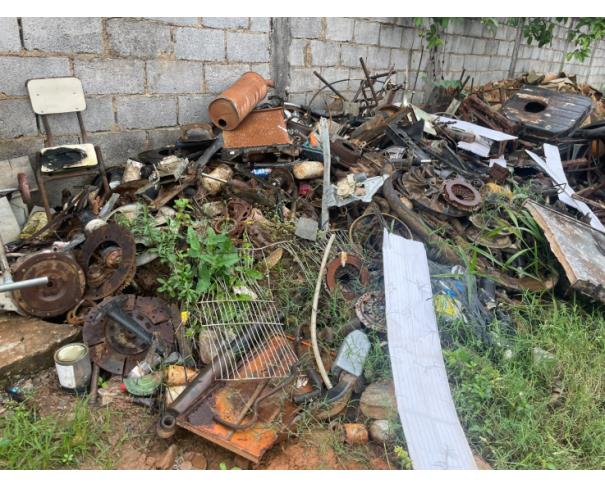 Foto de LOTE CONTENDO SUCATA FERROSA, NO ESTADO EM QUE SE ENCONTRA.