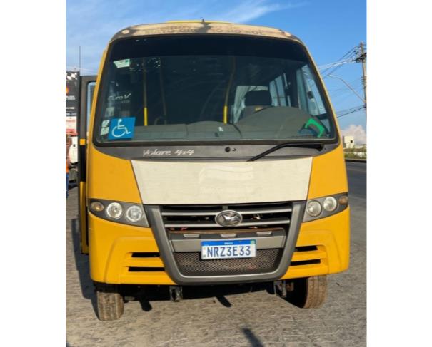 Foto de PASSAGEIRO / ONIBUS MPOLO/VOLARE V8L 4X4 EO, 2012/2013, DIESEL, AMARELA, PLACA NRZ – 3E33, RENAVAM: 00508083265,, CHASSI: 93PB58M1MDC045464, NO ESTADO EM QUE SE ENCONTRA.