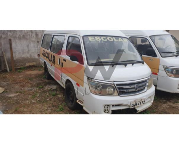 Foto de PASSAGEIRO / MICROONIBUS I/JINBEI VKNVAN, GASOLINA, BRANCA, 2015/2016, PLACA QNM-4472, CHASSI: LSYHDAAB7GK018720, RENAVAM: 01133172129, NO ESTADO EM QUE SE ENCONTRA.