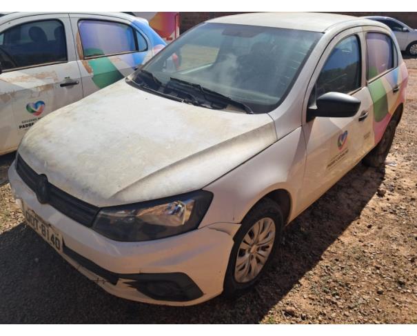 Foto de AUTOMOVEL VW/NOVO GOL TL MCV, ALCOOL/GASOLINA, BRANCA, 2018/2018, CHASSI: 9BWAG45U1JT152832, RENAVAM: 01158914064, NO ESTADO EM QUE SE ENCONTRA.