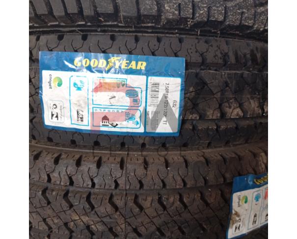 Foto de LOTE CONTENDO APROX. 19 PNEUS NOVOS SENDO: 07 PNEUS COMUNS 7.50 X 16 JET RIB; 12 PNEUS RADIAIS 7.50 R 16 GOODYEAR, NO ESTADO EM QUE SE ENCONTRAM.