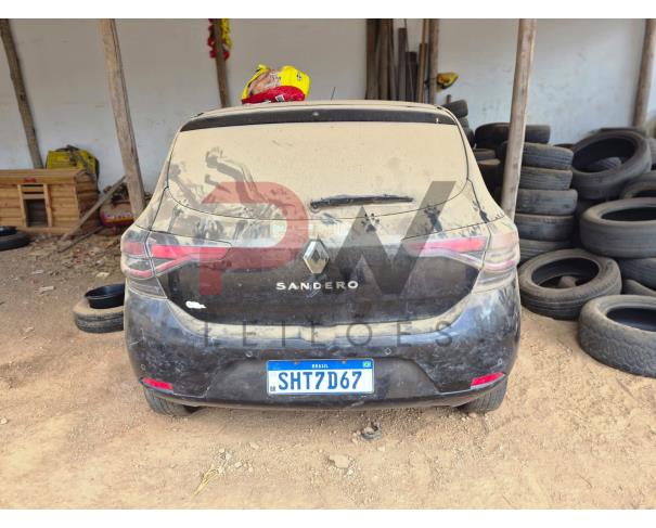Foto de AUTOMOVEL, RENAULT/SANDERO SEDITION, PRETA,  2022/2023, ALCOOL/GASOLINA, CHASSI: 93Y5SRT55PJ266704, RENAVAM: 01336690183,  NO ESTADO EM QUE SE ENCONTRA.
