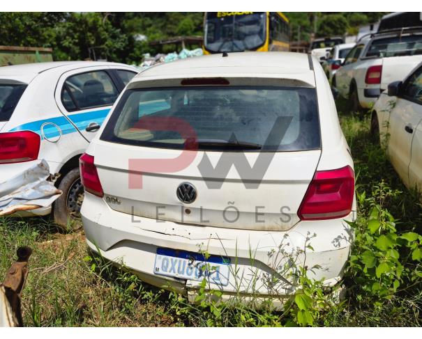 Foto de AUTOMOVEL, VW/GOL 1.0L MC4, BRANCA, 2019/2020, ALCOOL/GASOLINA, RENAVAM: 01225695047, CHASSI: 9BWAG45U3LT108057, NO ESTADO EM QUE SE ENCONTRA.