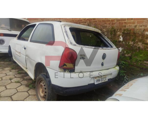 Foto de AUTOMOVEL, VW/GOL 1.0, BRANCA, 2007/2008, ALCOOL/GASOLINA, CHASSI: 9BWCA05W68T024391, RENAVAM: 00923912819, NO ESTADO EM QUE SE ENCONTRA.