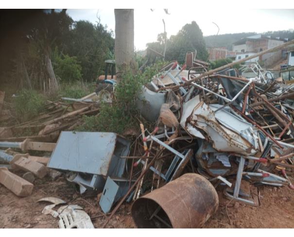 Foto de LOTE CONTENDO SUCATA DE DIVERSOS MATERIAIS, 0,40 POR KG, NO ESTADO EM QUE SE ENCONTRA.