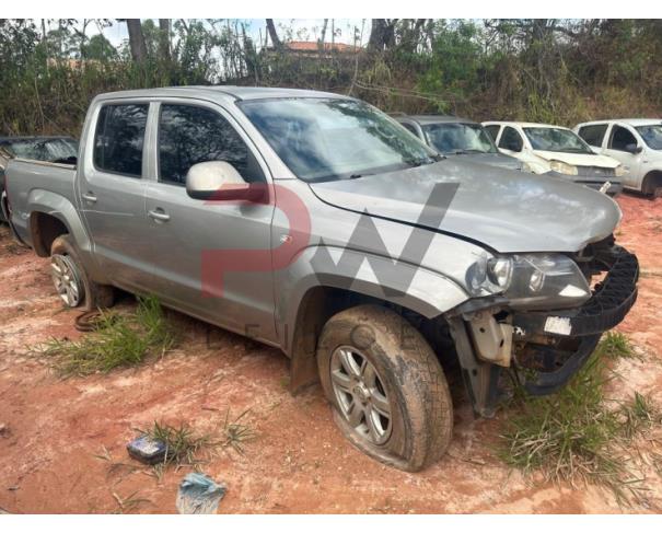 Foto de ESP/CAMINHONETE/AB. C. DUP I/VW AMAROK CD 4X4 TREND, 2012/2013, DIESEL, PRATA, PLACA OPD - 0815, RENAVAM: 00500410992, CHASSI: WV1DB42H5DA010812, NO ESTADO EM QUE SE ENCONTRA.
