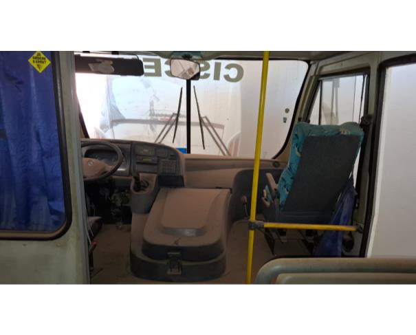 Foto de ONIBUS, M.BENZ/MASCA GRANMICRO O, BRANCA, 2013/2013, DIESEL, CHASSI: 9BM979277DB907612, RENAVAM: 00558546986, NO ESTADO EM QUE SE ENCONTRA.