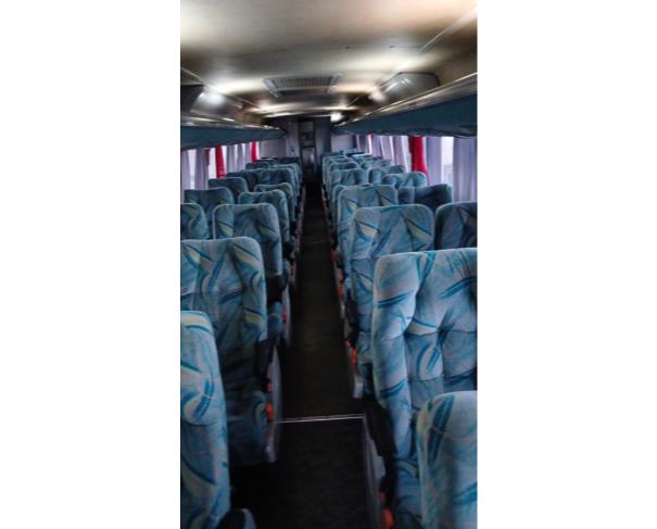 Foto de ONIBUS, SCANIA/BUSSCAR JUM BUS R, BRANCA, 2003/2003, DIESEL, CHASSI: 9BSK6X2BE33540294, RENAVAM: 00804781575, NO ESTADO EM QUE SE ENCONTRA.