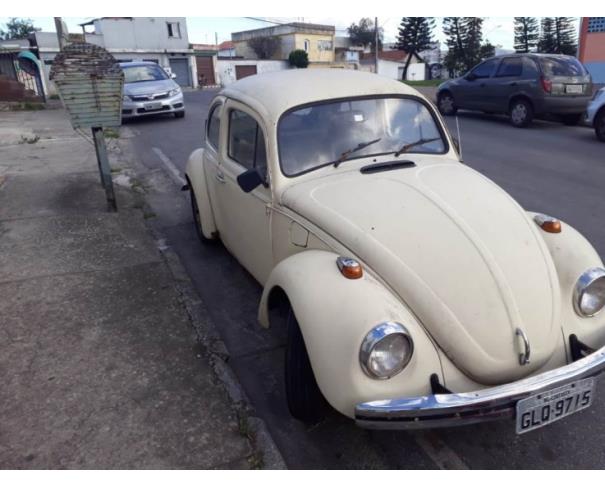 Foto de PASSAGEIRO / AUTOMOVEL VW/FUSCA 1300, 1981/1981, GASOLINA, BEGE, PLACA GLQ - 9715, RENAVAM: 00261628070, CHASSI: B0285963, NO ESTADO EM QUE SE ENCONTRA.