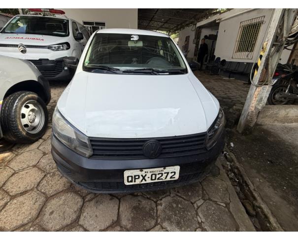 Foto de AUTOMOVEL VW/GOL 1.0L MC4, ALCOOL/GASOLINA, BRANCA, 2018/2019, CHASSI: 9BWAG45U1KT096361, RENAVAM:01177283120 , NO ESTADO EM QUE SE ENCONTRA.