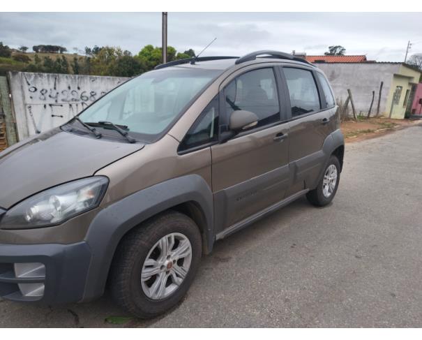 Foto de  AUTOMOVEL FIAT/IDEA ADVENTURE 1.8, ALCOOL/GASOLINA, CINZA, 2013/2014, NO ESTADO EM QUE SE ENCONTRA.