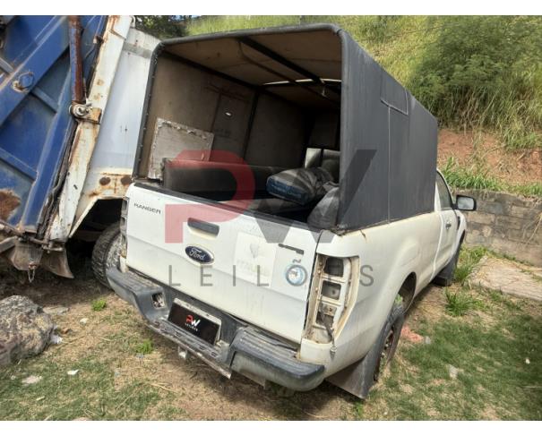 Foto de CARGA / CAMINHONETE I/FORD RANGER XL 4X4 CS4 22H, 2013/2014, DIESEL, BRANCA, CHASSI: 8AFAR21N4EJ200874, RENAVAM: 00995209456, NO ESTADO EM QUE SE ENCONTRA. MOTOR AVARIADO.