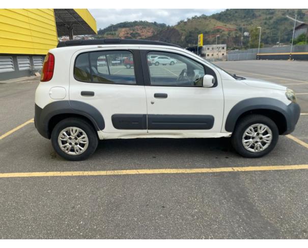 Foto de AUTOMOVEL FIAT/UNO WAY 1.0, ALCOOL/GASOLINA, BRANCA, 2012/2014, NO ESTADO EM QUE SE ENCONTRA. 